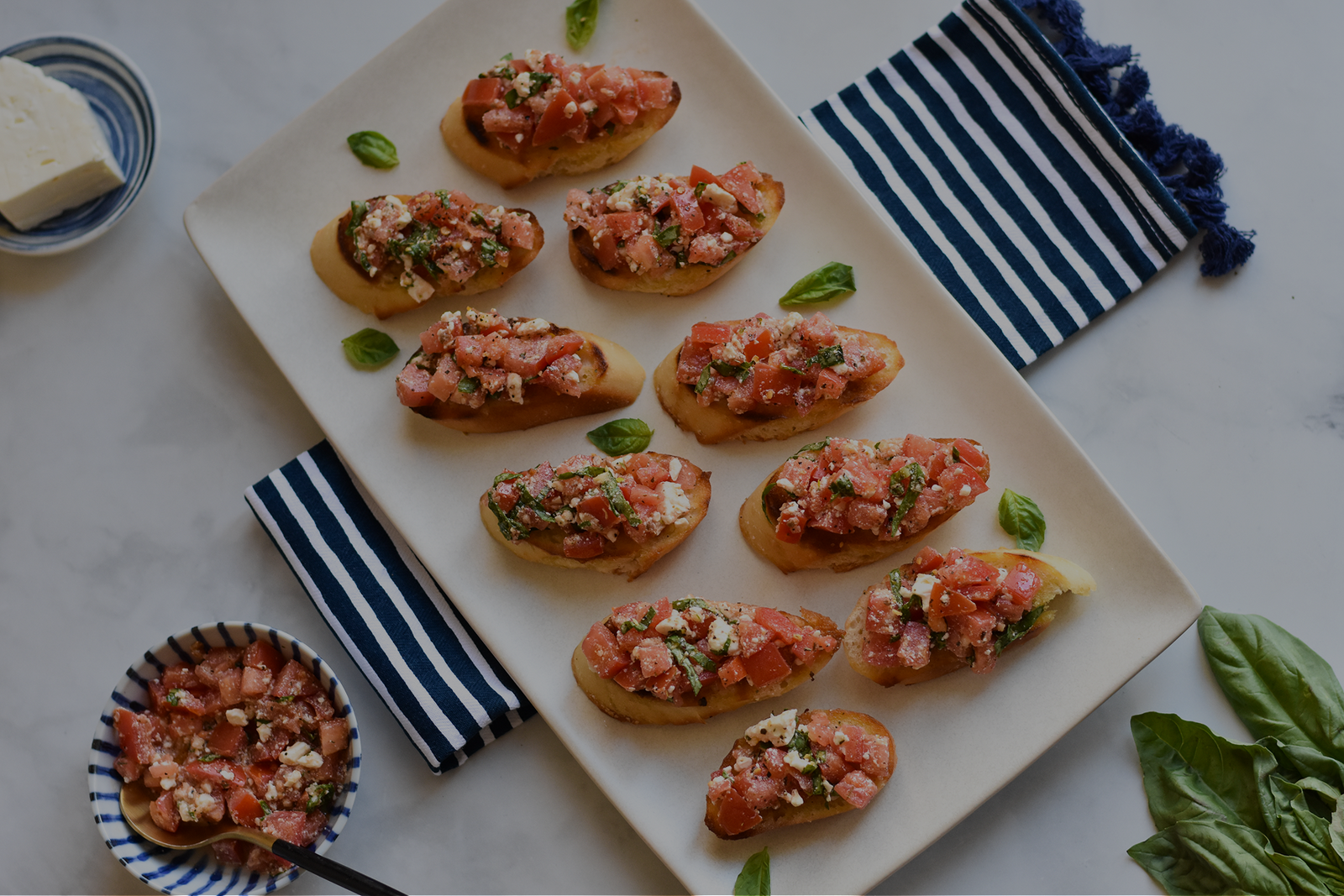 Greek Style Bruschetta
