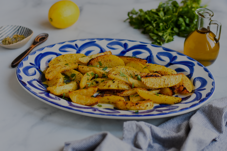 Lemony Greek Potatoes